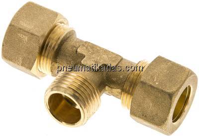 T-Klemmringverschraubung R 1/2"-16 (M22x1,5)mm, Messing