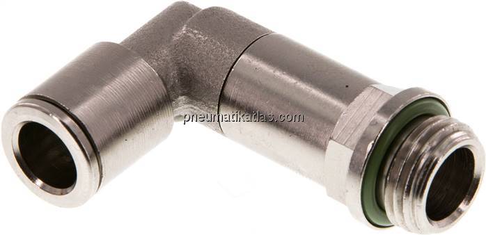 Winkel-Steckanschluss, lang G 1/4"-8mm, IQS-MSV (Hochtemperatur)