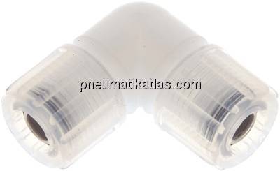 Winkel-Verschraubung 10x8mm, PFA