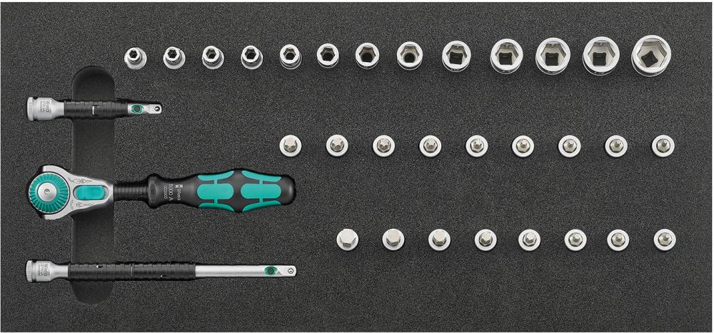 Werkzeugmodul 1/3 Steckschlüssel 1/4" Zyklop und Haltefunktion Wera Werkzeugmodul 1/3 Steckschlüssel 1/4" Zyklop und Haltefunktion Wera