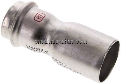 Pressfitting Reduziernippel 35x28mm (außenxinnen)