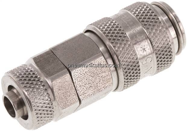Kupplungsdose (NW5) 8x6mm Schlauch, Edelstahl