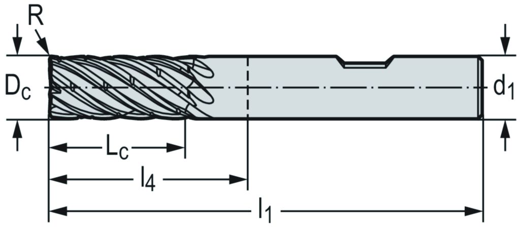 VHM-Eckfräser