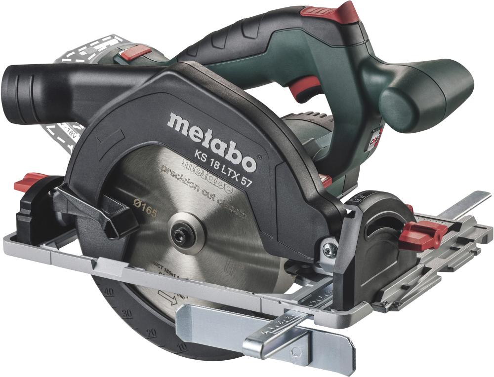 Akku-Handkreissäge solo KS 18 LTX 57 Metabo ohne Akku ohne Ladegerät metaBOX