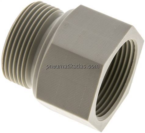 Gewindeverlängerung G 1-1/4"-33mm, Polypropylen
