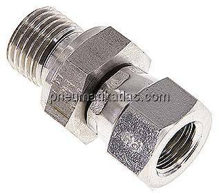 Einstellb. Einschraubverschr. UNF 7/16"-20(IG)-G 1/4"(AG)