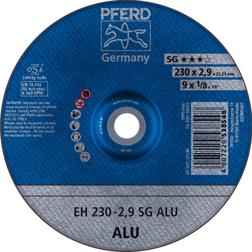Trennscheiben EH 230-2,9 SG ALU
