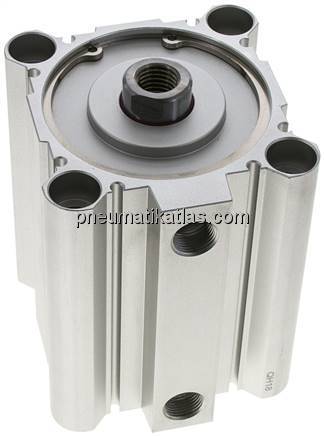 Kompaktzylinder, doppeltwirkend, Kolben 80mm, Hub 70mm Kompaktzylinder, doppeltwirkend, Kolben 80mm, Hub 70mm