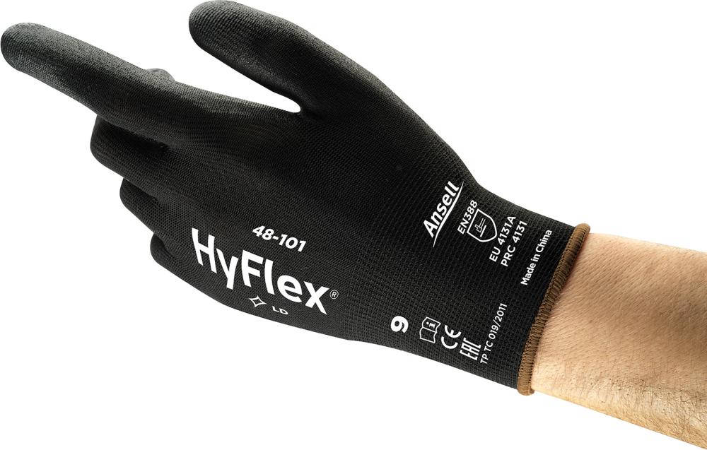 Handschuh HyFlex 48-101,schwarz, Gr.11