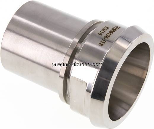 Schlauchkegelstutzen (Milchgew.) 86mm Kegel-63 (2-1/2")mm