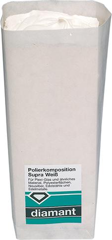 Schleif- und Polierpaste 900g supra-weiß diamant