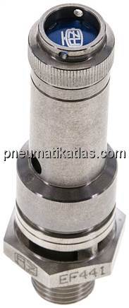 TÜV-Sicherheitsventil G 1/4" (DN8), 0,30 bar, 1.4401