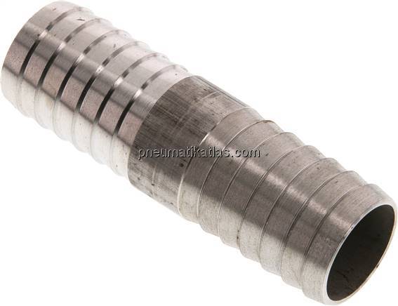 Schlauchverbindungsrohr 30mm-30mm, 1.4301