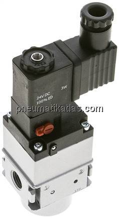 MULTIFIX 3/2-Wege Magnetventil (NC), G 1/4", 115 V AC