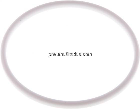 Dichtung (Milchgewinde) DN 100, PTFE (weiß), 104x114x6mm Dichtung (Milchgewinde) DN 100, PTFE (weiß), 104x114x6mm
