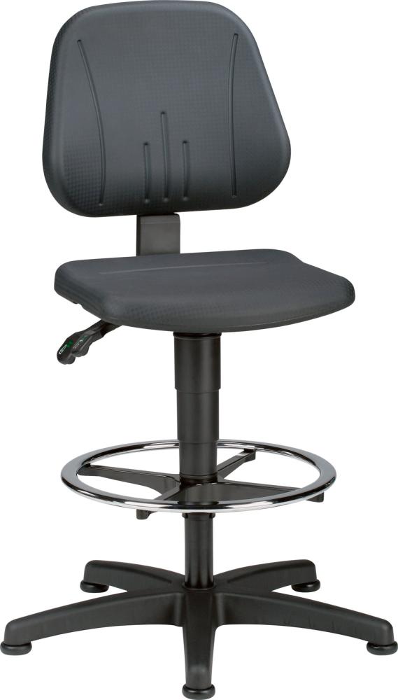 Artikelhauptbild Bimos Arbeitsstuhl 9651-2000 Unitec 3 Sitzhöhe 580-850 mm mit Gleiter, Integralsch.