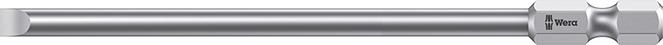 Bit zähhart 1/4" DIN 3126 E6,3 Schlitz 5,5x1x89mm Wera Bit zähhart 1/4" DIN 3126 E6,3 Schlitz 5,5x1x89mm Wera