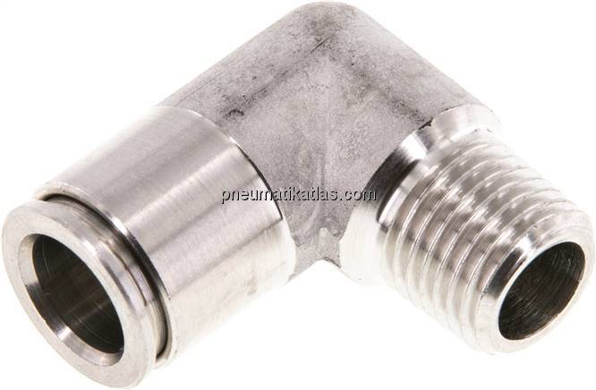 Winkel-Steckanschluss, festst. R 1/4"-10mm, IQS-Edelstahl