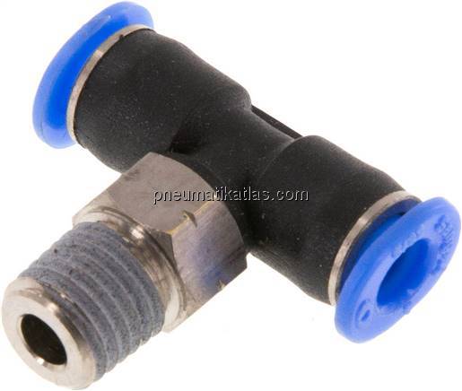 T-Steckanschluss NPT 1/16"-5/32" (3,97 mm), IQS-Inch