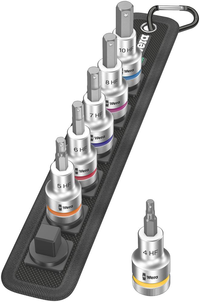 Schraubendrehereinsatz- Satz 1/2" Innensechskant mit Haltefunktion 6-teilig Wera Schraubendrehereinsatz- Satz 1/2" Innensechskant mit Haltefunktion 6-teilig Wera