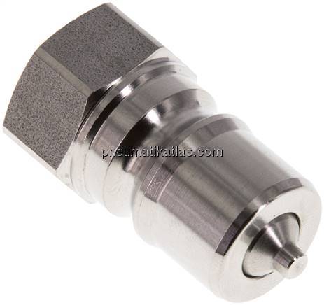 Hydraulikkupplung ISO 7241-1B, Stecker, G 3/8"(IG),Edelstahl