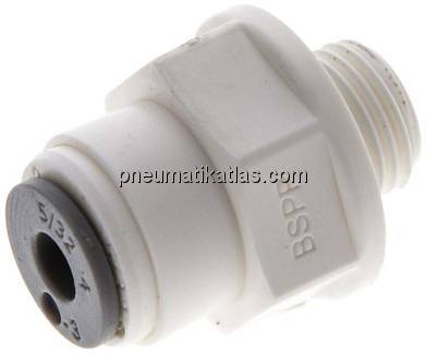 Gerader Steckanschluss G 1/8"-5/32" (3,97 mm), IQS-LE (EPDM-Dichtung)