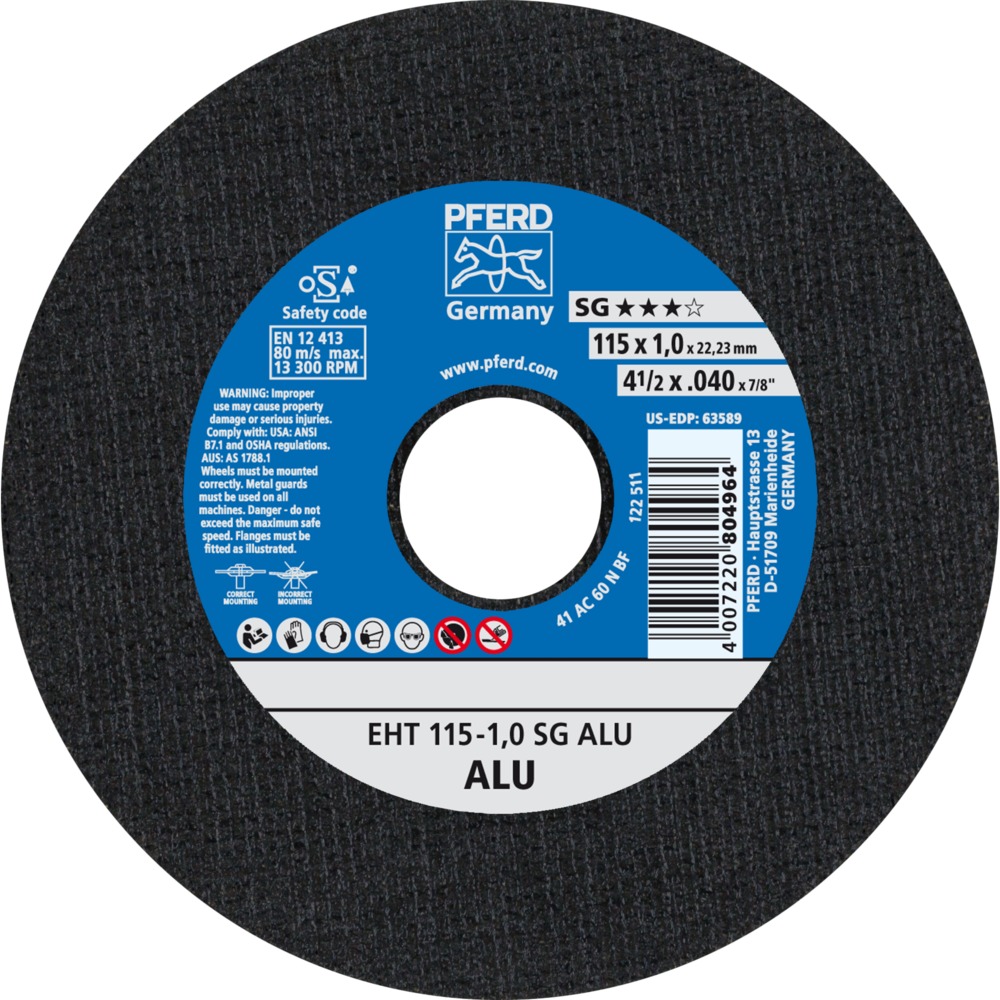 Trennscheiben EHT 115-1,0 SG ALU