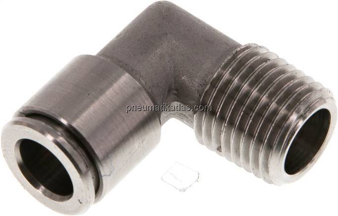 Winkel-Steckanschluss, festst. R 1/4"-8mm, IQS-Edelstahl