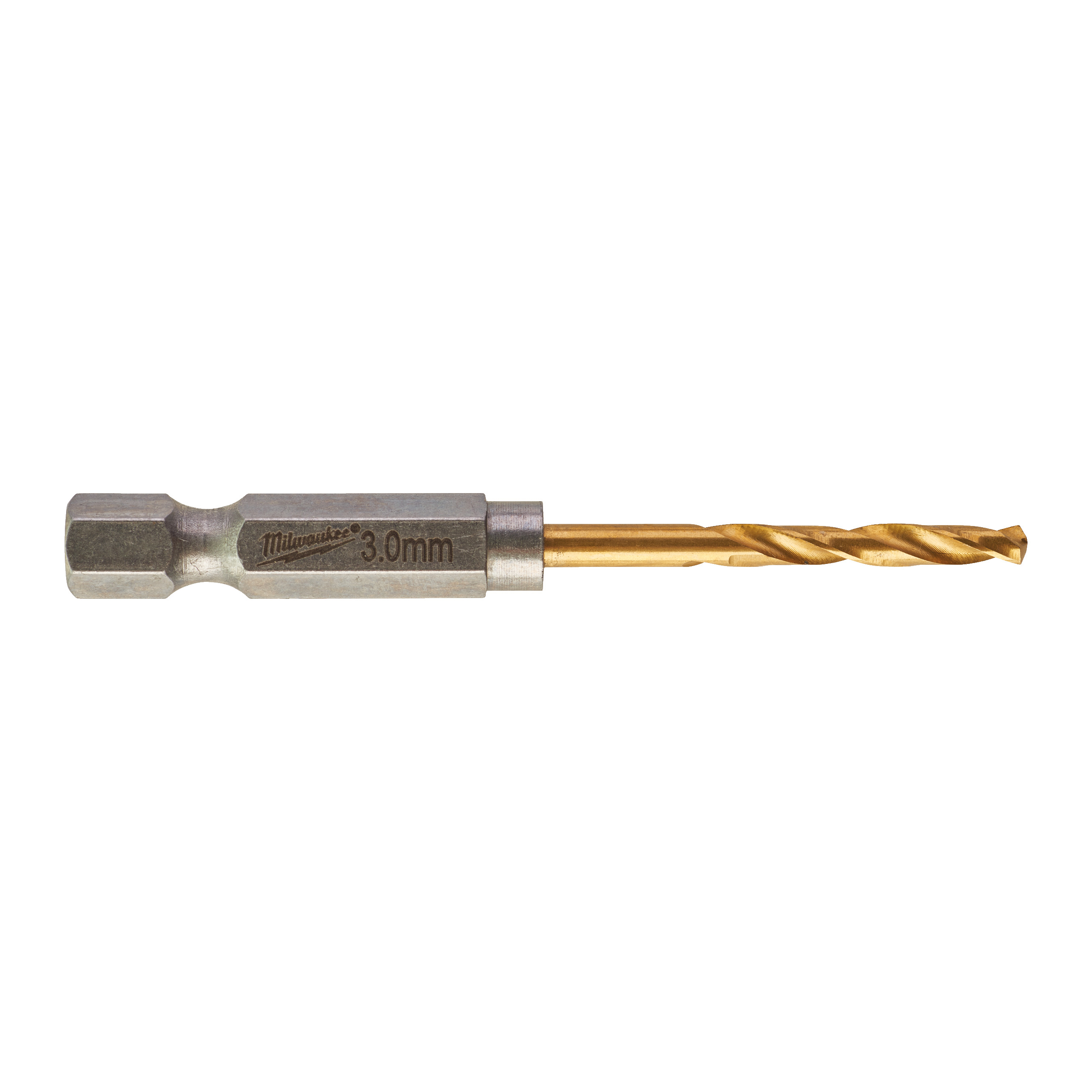 SHOCKWAVE Metallbohrer HSS G RED HEX Titan 1/4" 10er Pack 3,0 x 65 mm