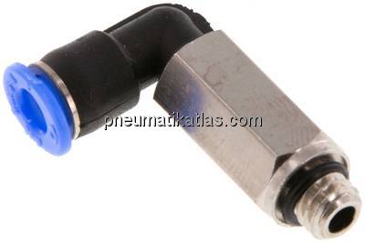 Winkel-Steckanschluss, lang M 6-4mm, IQS-Mini Winkel-Steckanschluss, lang M 6-4mm, IQS-Mini