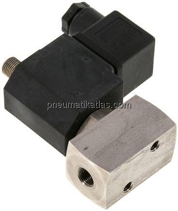 3/2-Wege ES-Magnetventil G 1/8" stromlos geöffnet (NO)