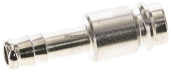 Kupplungsstecker (NW10) 8 (5/16")mm Schlauch, Stahl gehärtet & vernickelt