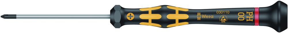 Elektronik- Schraubendreher ESD PH1x80mm Wera Elektronik- Schraubendreher ESD PH1x80mm Wera