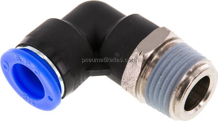 Winkel-Steckanschluss NPT 1/2"-1/2" (12,7 mm), IQS-Inch