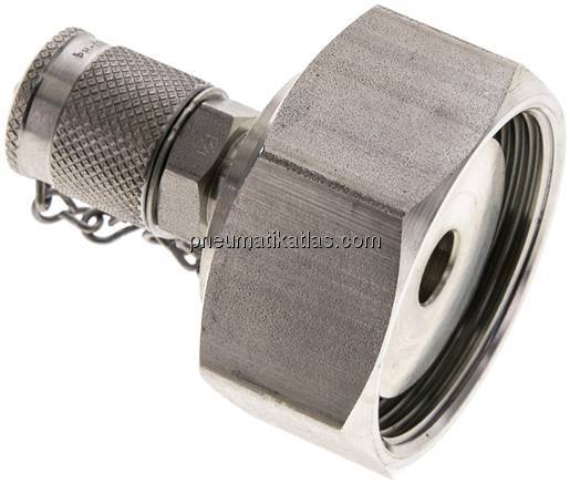 Messanschluss M16x2, 35 L-Dichtkegel, 1.4571