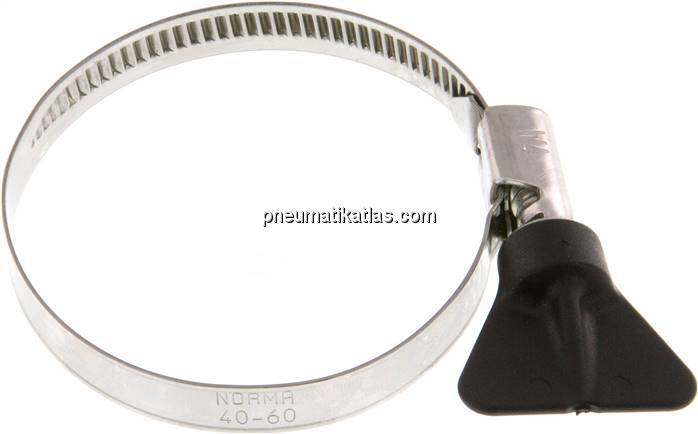 9mm Schlauchschelle 40 - 60mm, 1.4301 (W4) (NORMA)