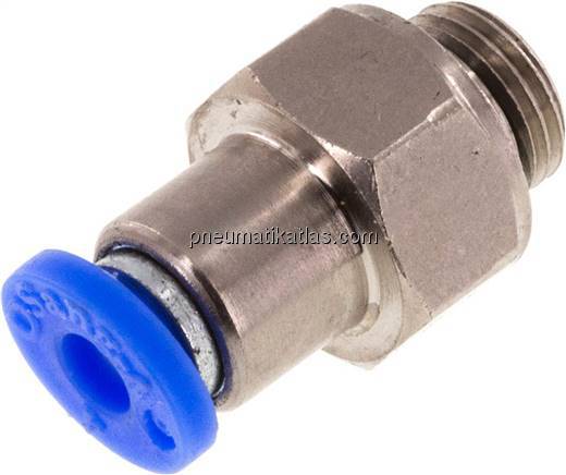 Rückschlagventil G 1/8"-4mm, Durchfluss vom Gewinde zum Schlauch, IQS-Standard