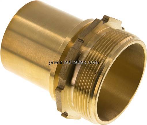 Gewindetülle, EN14420-5 G 2-1/2"-63 (2-1/2")mm, Messing