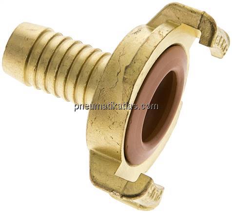 GK-Schlauchkupplung,16 (5/8")mm Schlauch, Messing mit KTW-Zulassung