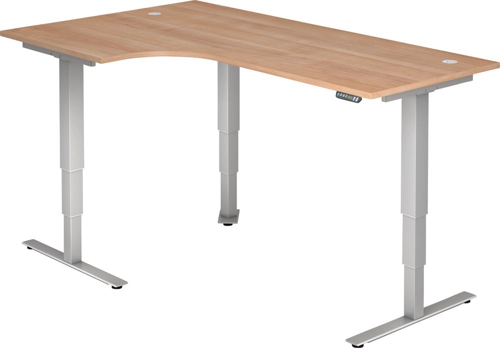 Schreibtisch Nuss von 620 - 1270 mm