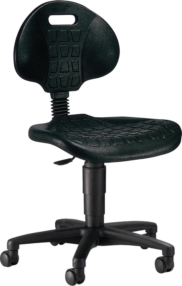 Artikelhauptbild Arbeitsstuhl TEC 20 Sitz PU-Schaum schwarz Sitzhöhe 420-550 mm mit Rollen
