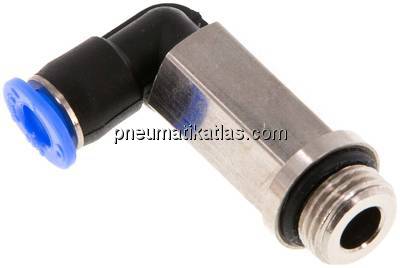 Winkel-Steckanschluss, lang G 1/8"-4mm, IQS-Mini Winkel-Steckanschluss, lang G 1/8"-4mm, IQS-Mini