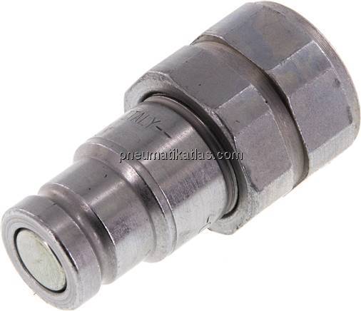 Flat-Face-Kupplung ISO 16028, Stecker Baugr. 2, G 1/2"(IG)