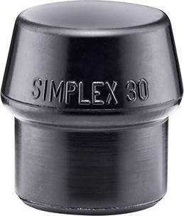 Schonhammerkopf SIMPLEX Gummi 80mm HALDER