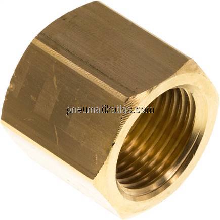 Muffe G 1/2"-M 16x1,5, Messing