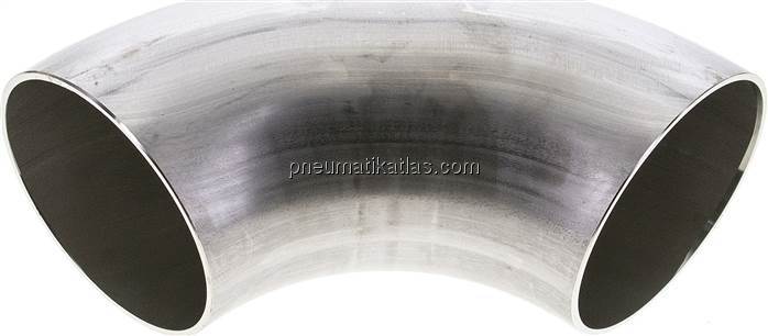 Rohrbogen Typ3, 88,9x2,6mm, 1.4571, geschweißt, EN 10253 Typ A (DIN 2605)