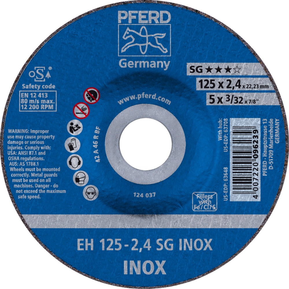 Trennscheiben EH 125-2,4 SG INOX