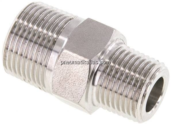 Doppelnippel NPT 3/4"-NPT 1/2", 1.4571
