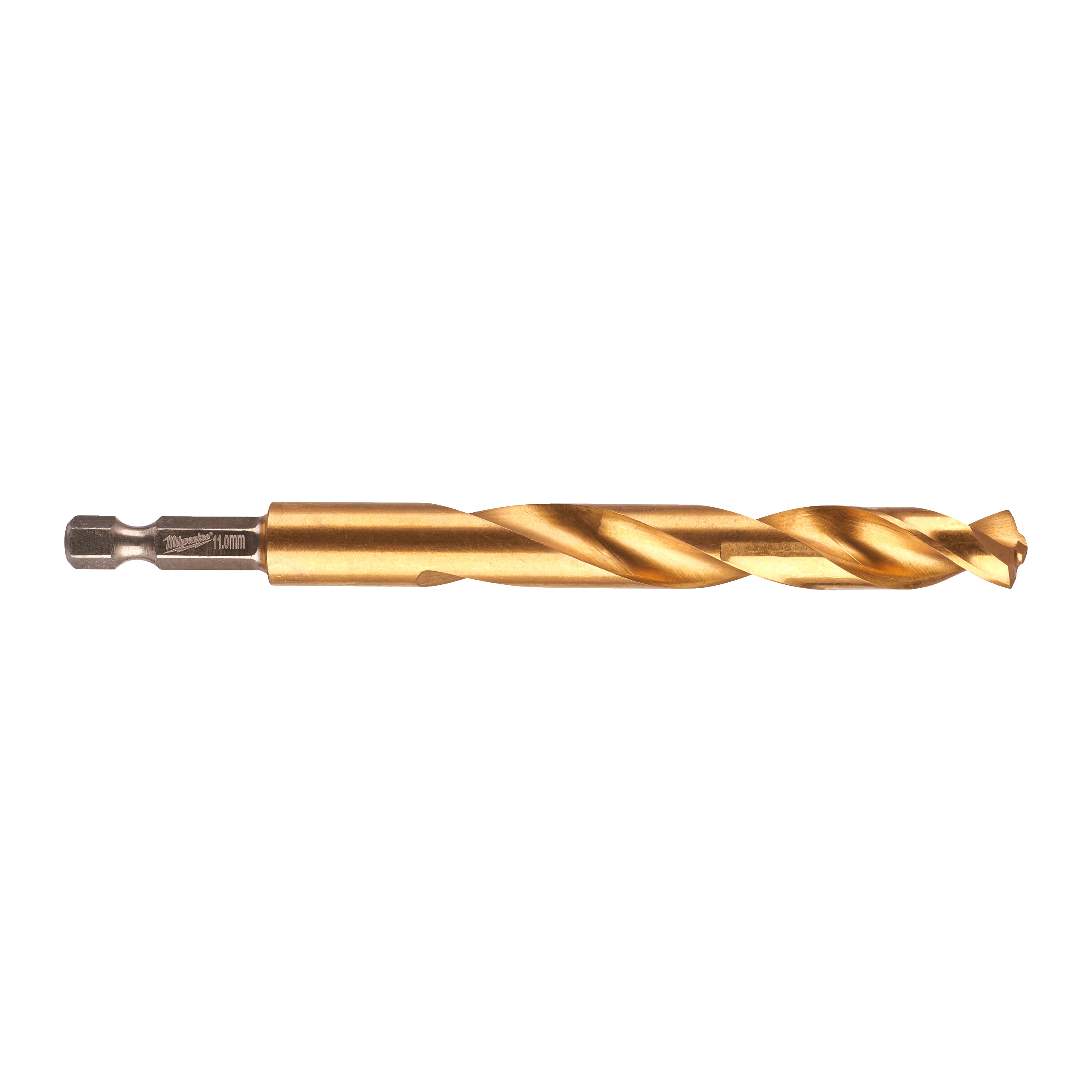 SHOCKWAVE Metallbohrer HSS G RED HEX Titan 1/4" 11,0 x 125 mm