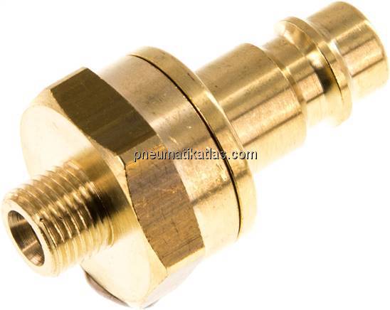 Kupplungsstecker (NW7,2) G 1/8"(AG), Messing